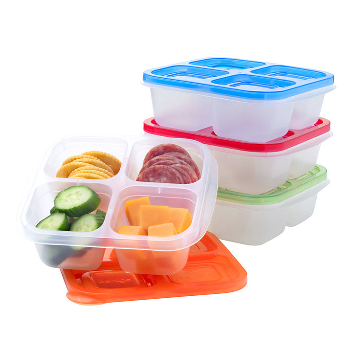 Bentgo Easyboxes 4-Compartment Snack Containers 8-Piece Set M4