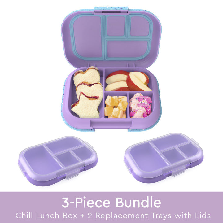 Bentgo Chill Kids Lunch Box & 2 Extra Trays with Lids G0