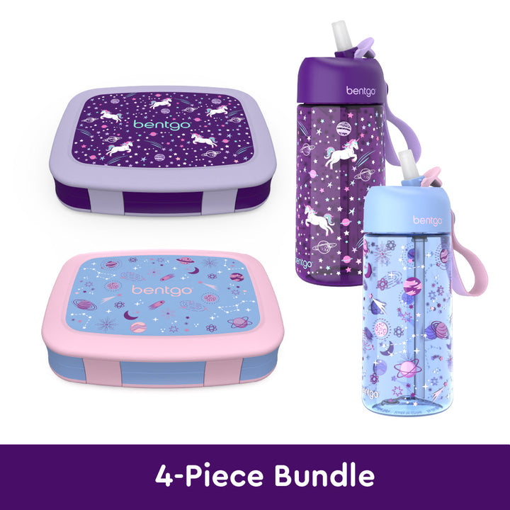 Bentgo Kids Prints Lunch Boxes & Water Bottles H1
